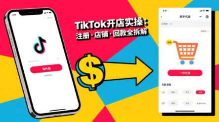 TikTok从开店到投流的进阶课，从基础实操到高阶技巧一网打尽-青年网赚