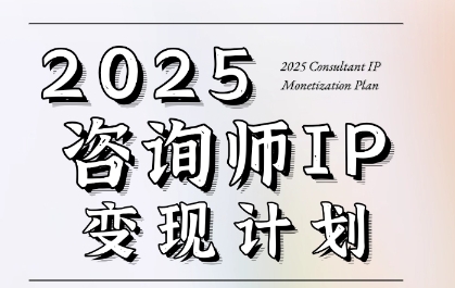 7天构建咨询师变现系统，2025咨询师IP变现计划训练营-青年网赚