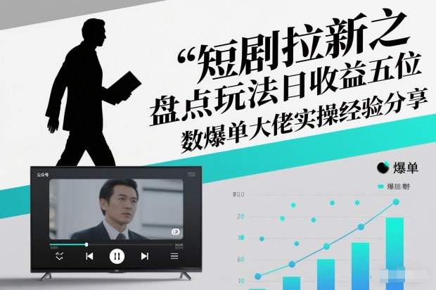 短剧拉新之盘点玩法日收益五位数爆单大佬实操经验分享-青年网赚