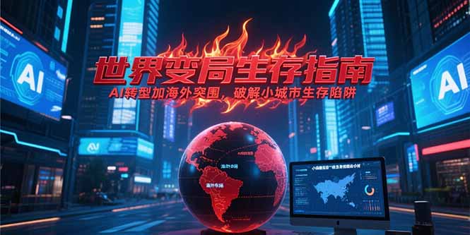 付费文章《世界变局生存指南，AI转型加海外突围，破解小城市生存陷阱》-青年网赚