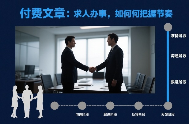 付费文章：求人办事，如何把握节奏-青年网赚