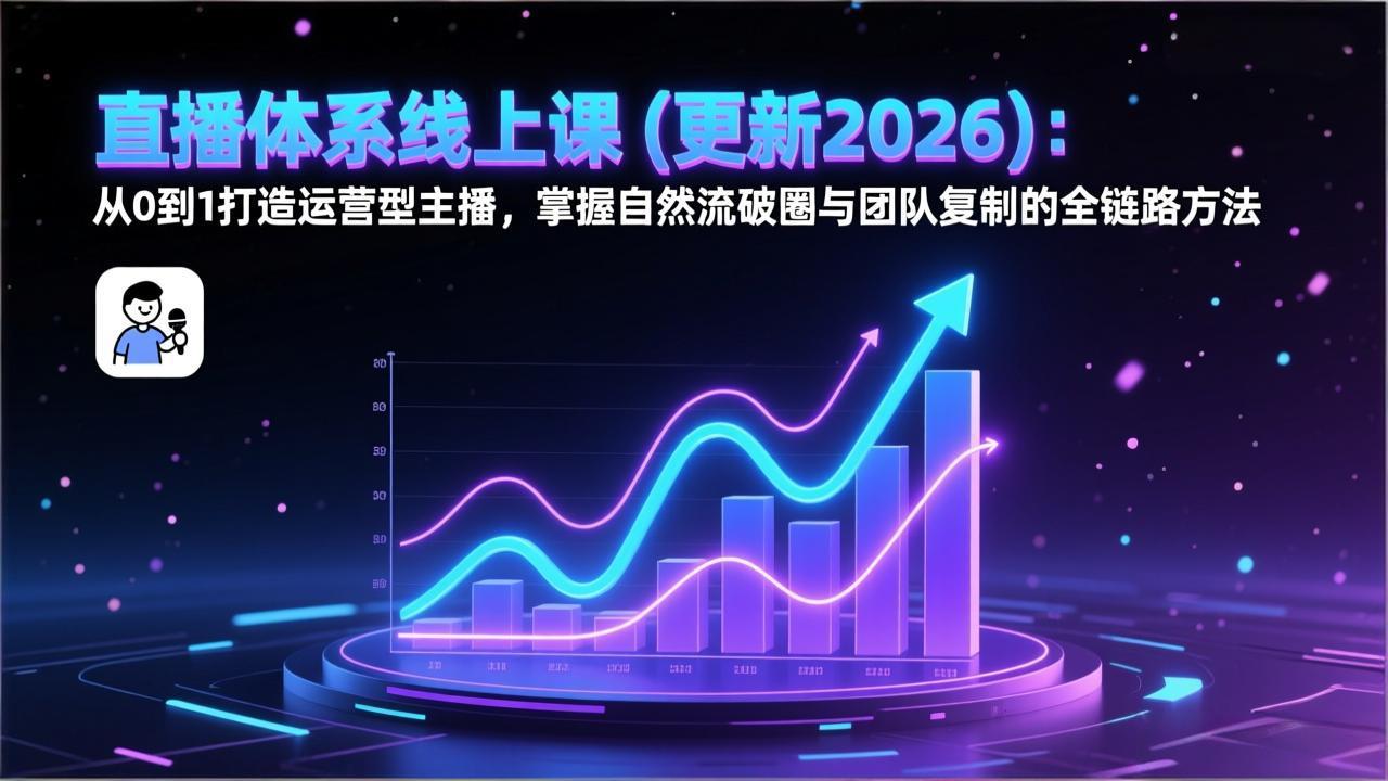 直播体系线上课(更新2026-青年网赚