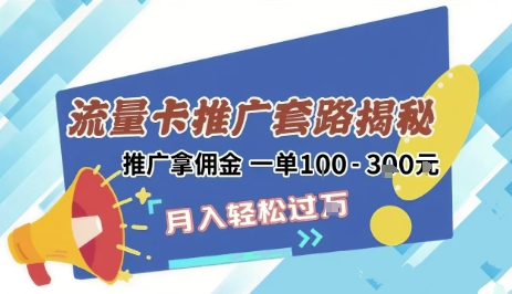 2025年外面卖1500的流量卡项目最新玩法，绿色无门槛对新手非常友好，日入3张+-青年网赚