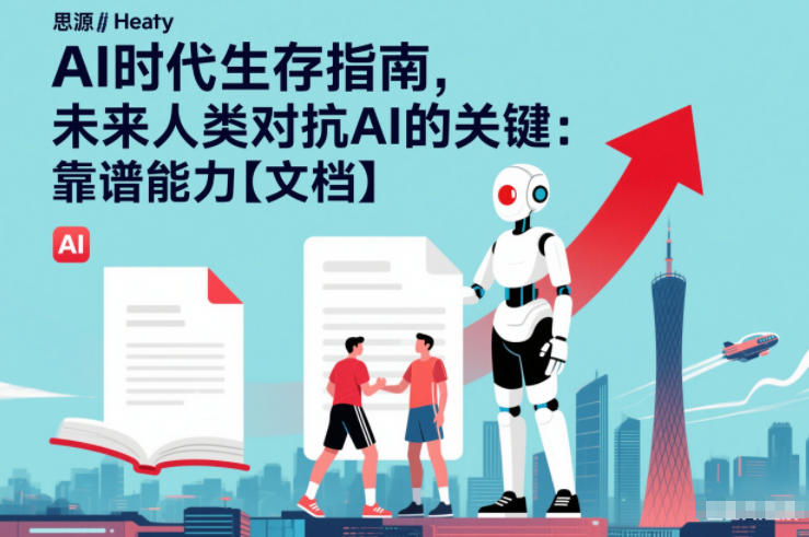AI时代生存指南，未来人类对抗AI的关键：靠谱能力【文档】-青年网赚