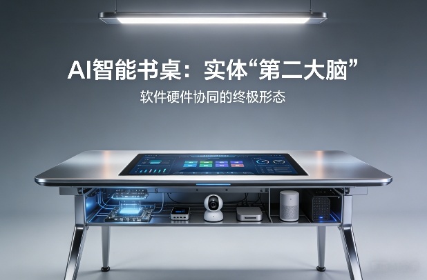 AI智能书桌搭建，构建你的实体“第二大脑”，软件硬件协同的终极形态-青年网赚