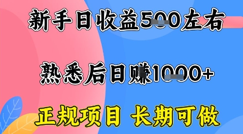 全年可变现项目，收益高无门槛，正规项目，长期可做，一天收益1k+一台电脑在家创业【揭秘】-青年网赚