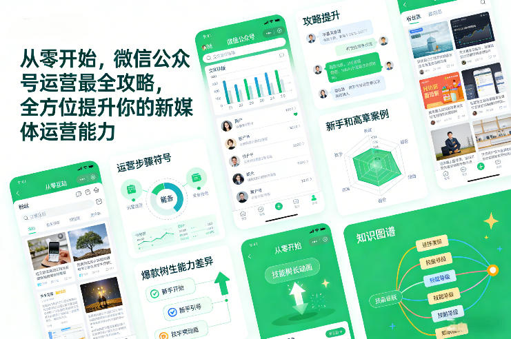 从零开始,微信公众号运营最全攻略,全方位提升你的新媒体运营能力-青年网赚
