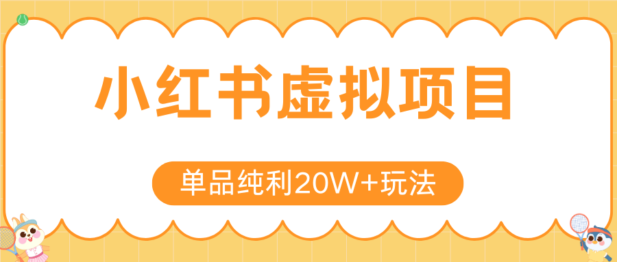 小红书虚拟电商新玩法，实现单品纯利20W+，可矩阵放大操作！-青年网赚