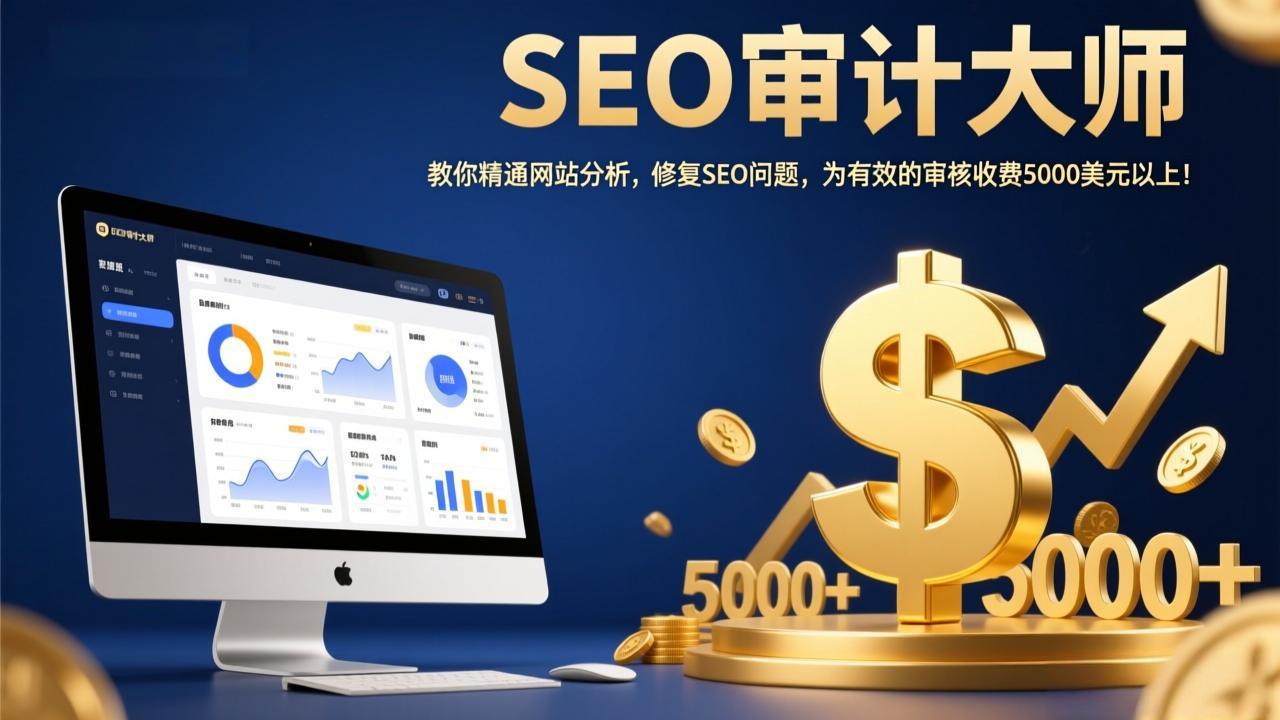 SEO审计大师：教你精通网站分析，修复SEO问题，为有效的审核收费5000美元以上！-青年网赚