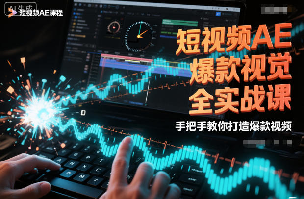 短视频AE爆款视觉全实战课，手把手教你打造爆款视频-青年网赚