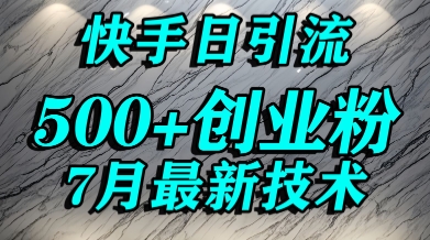 创业粉怎么打？快手精准引流创业粉，宝妈群体日进500+精准流量-青年网赚