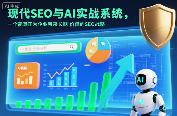 现代SEO与AI实战系统，一个能真正为企业带来长期价值的SEO战略(英语+中文字幕)-青年网赚
