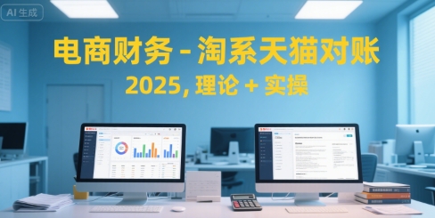 电商财务-淘系天猫对账2025，理论+实操-青年网赚