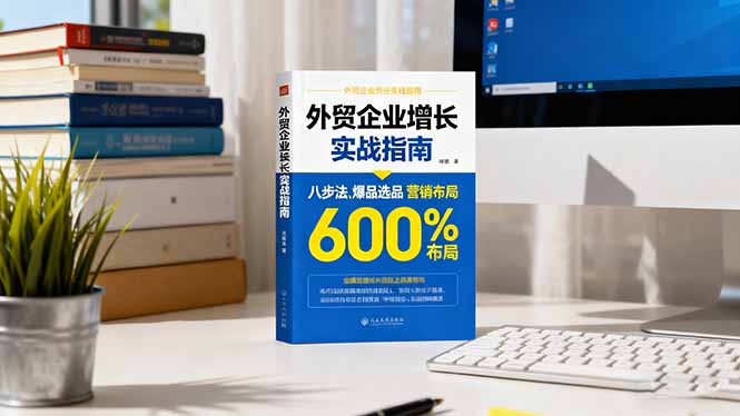 外贸企业增长实战指南，八步法、爆品选品、营销布局，业绩增长300%-青年网赚