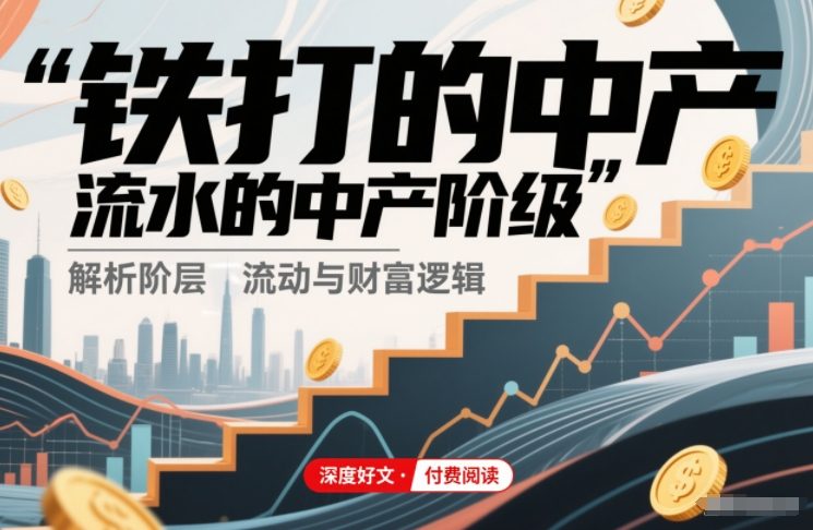 付费文章：铁打的中产，流水的中产阶级-青年网赚