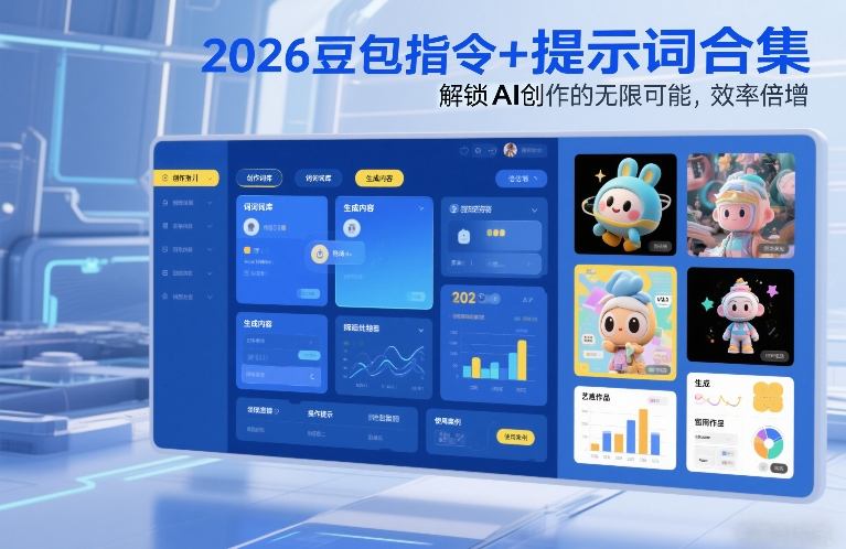 2026豆包指令+提示词合集,解锁AI创作的无限可能,效率倍增-青年网赚