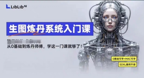 LibLibAI哩布哩布生图炼丹系统入门课，从生图到炼丹，只学这一门就够了-青年网赚