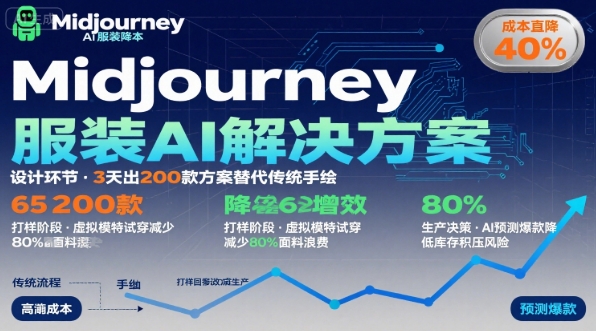 AI在服装领域的运用，使用midjourney做服装辅助企业降低成本-青年网赚