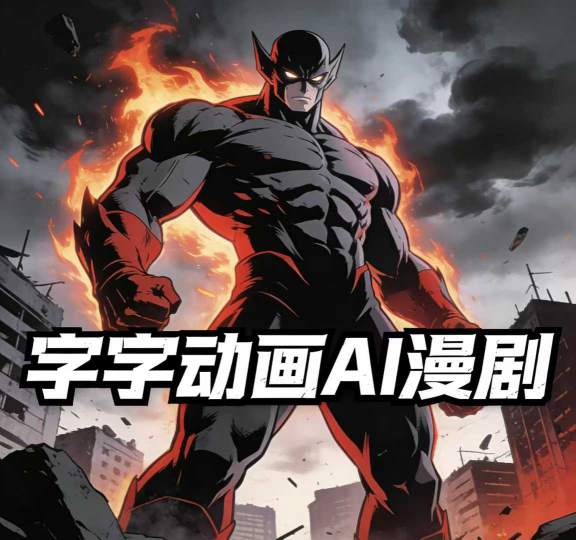 字字动画AI漫剧2026年第1期系统课程，小白看完就能学会实操的漫剧课，单人月收1-3W-青年网赚