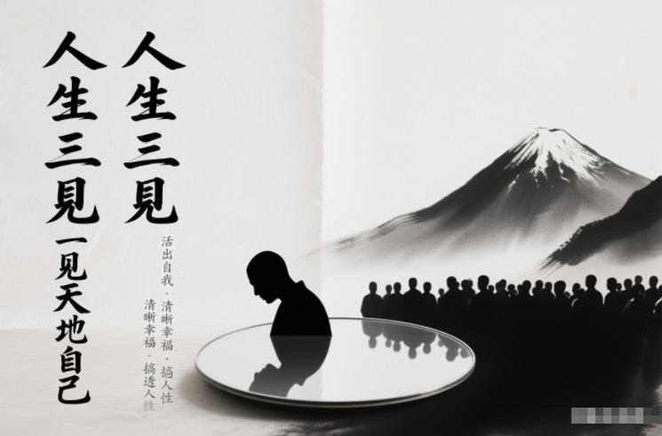 人生三见一见天地见众生见自己,活出自我拥有清晰幸福人生,搞透人性-青年网赚