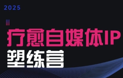 2025治愈自媒体IP训练营，专为疗愈领域从业者打造-青年网赚