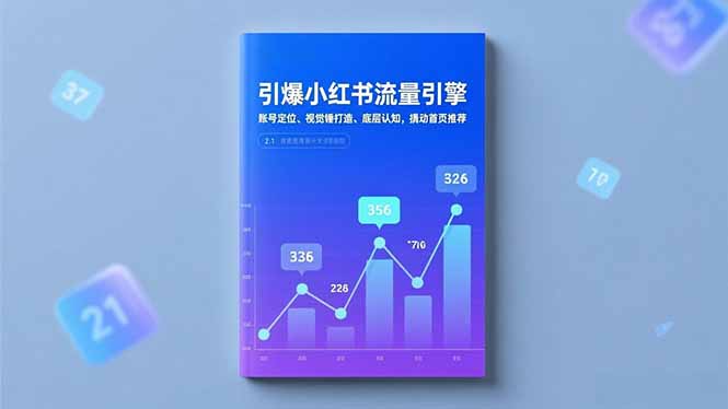 引爆小红书流量引擎，账号定位、视觉锤打造、底层认知，撬动首页推荐-青年网赚