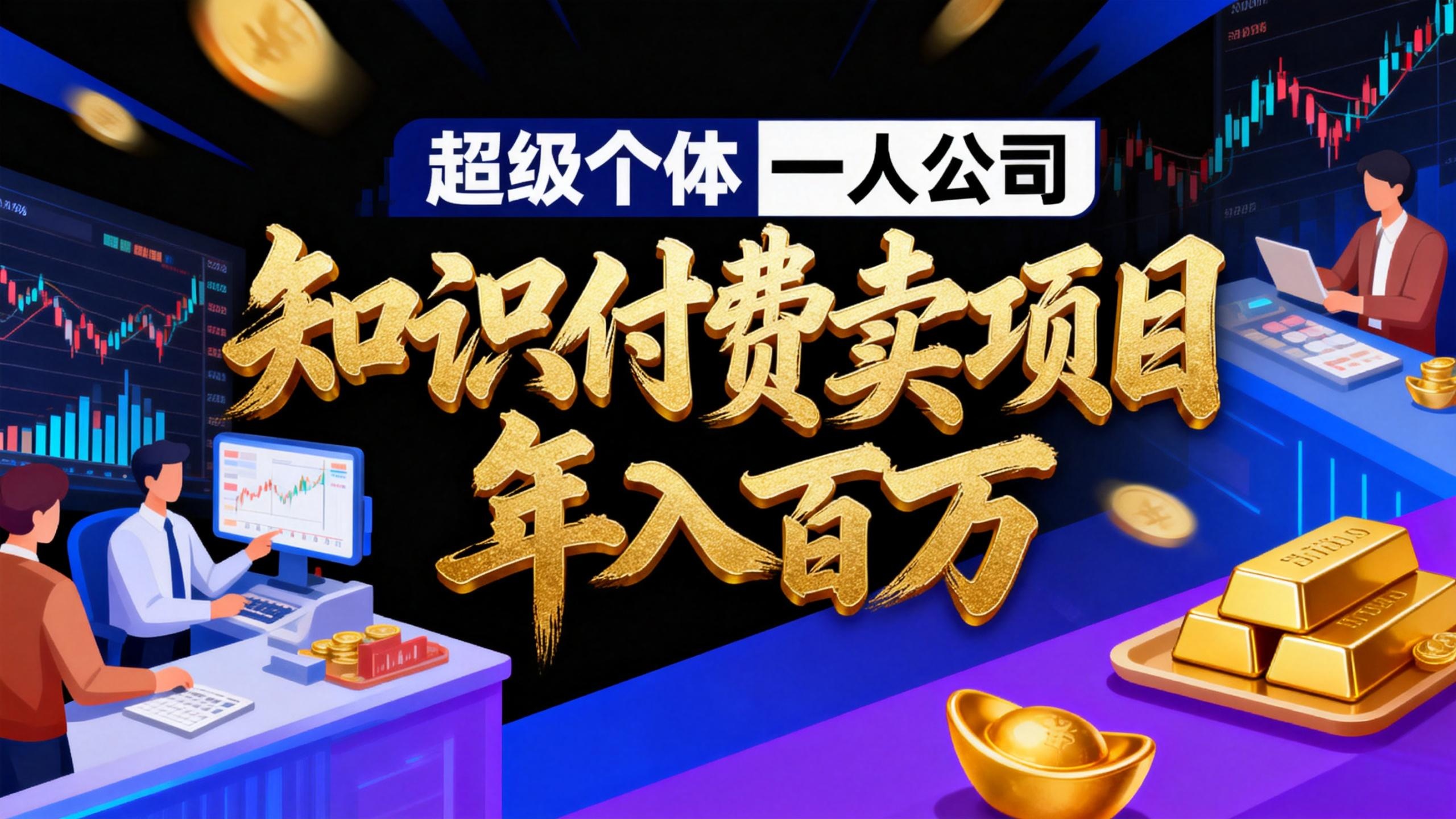 2026年“超级个体一人公司”私域卖项目年入百万，个人IP-精准引流-项目包装-转化成交-青年网赚