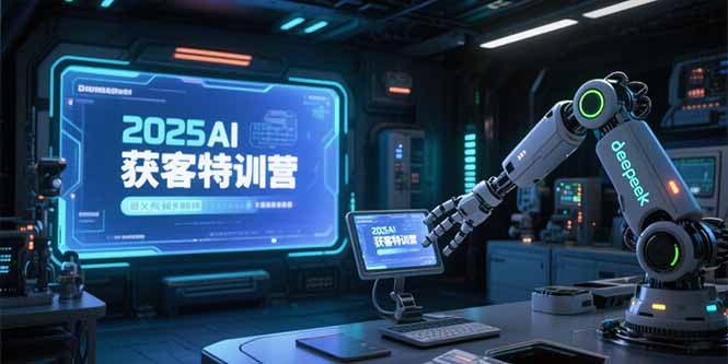 2025AI获客特训营，AI图文视频全制作，deepseek工具实操教学-青年网赚