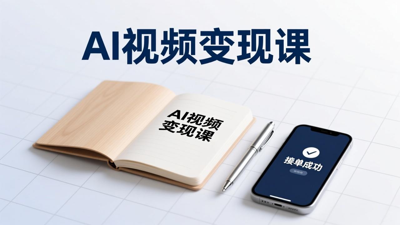 AI视频变现课，学完即可创作短片、接商单，实现副业增收，单项目报价可达千元-青年网赚