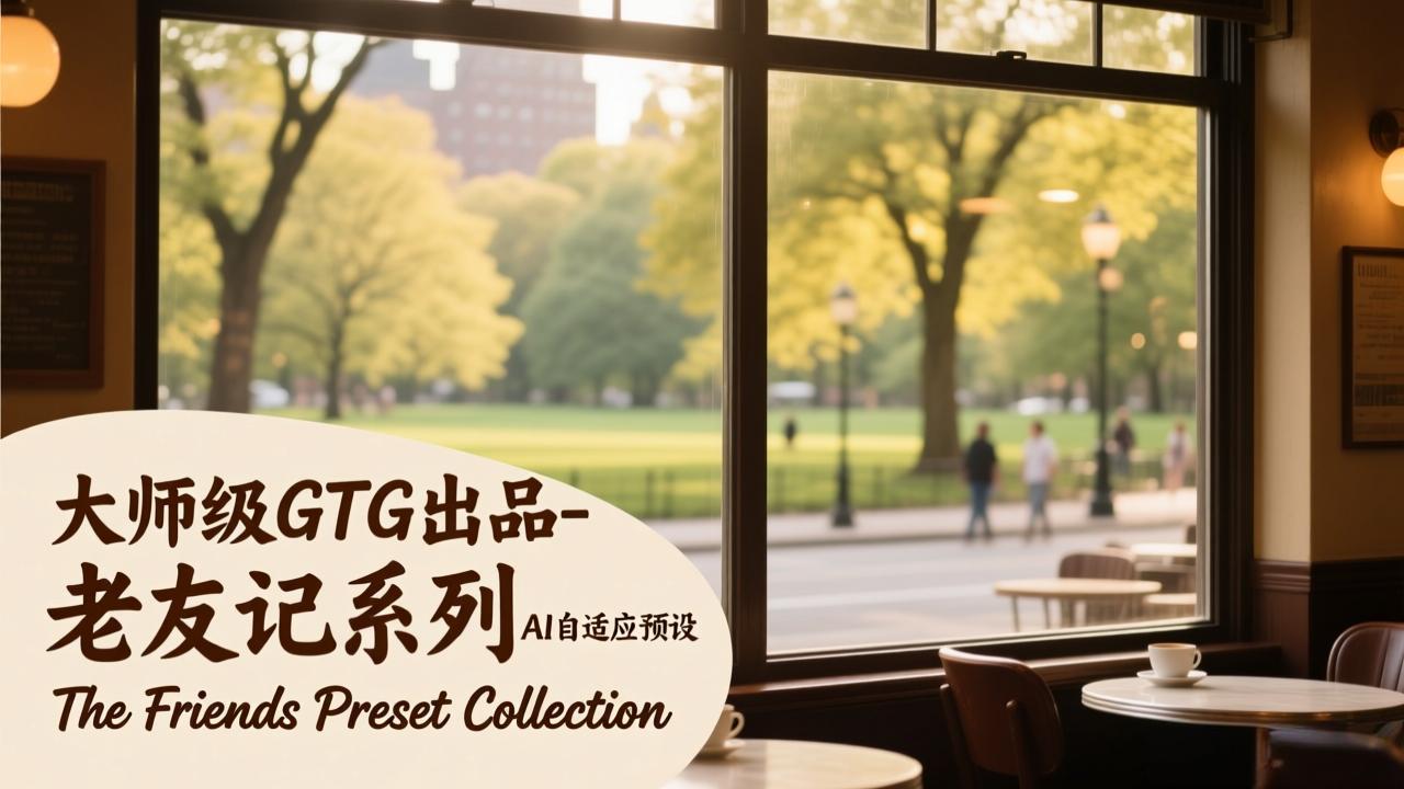 大师级GTG出品-老友记系列AI自适应预设The Friends Preset Collection-青年网赚